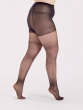 Curves Pin Spot Tights - Black