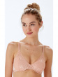 Botanical Lace High Apex Bra - Blush