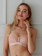 Botanical Lace Non Wired Triangle Bra - Blush