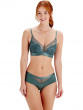 Botanical Lace Non Wired Triangle Bra - Sage