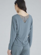 Botanical Lace Slouch Top - Sage