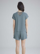 Botanical Lace Short Sleeved Top - Sage