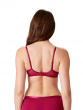 Botanical Lace Underwired Balconette - Fuchsia