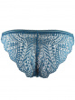 Geo Lace Tanga Cheeky Brief - Indigo