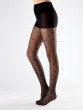 Spot Mesh Tights - Black