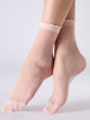 Sheer Spot Sheer Socks - Pink