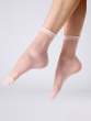 Sheer Spot Sheer Socks - Pink