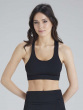 Active-Wear Crop Top - Black