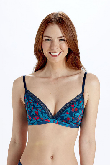 Tropics Non Wired Triangle Bra - Print