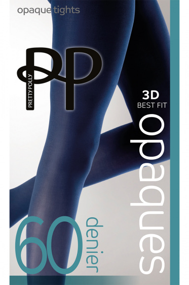 Premium Opaques 60 Denier 3D Tights - Navy