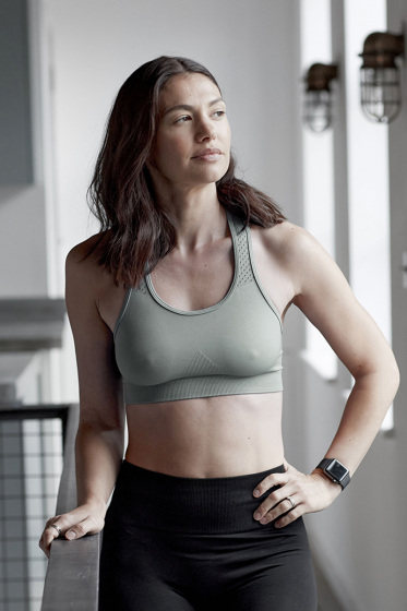 Active-Wear Crop Top - Sage