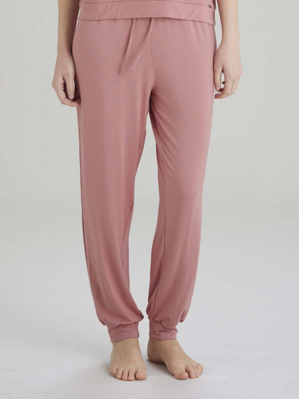 Botanical Lace Lounge Pant - Dusty Rose