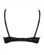 Delicate Lace Underwired T-shirt Bra - Black