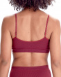 Seamfree Eco-Wear Rib Button Bra - Terracotta