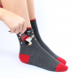 Penguin Socks - Grey Mix