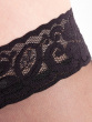 Nylons 10 Denier Lace Top Hold Ups - Black