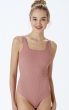 Contemporary Rib Body - Dusty Rose