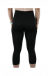 Active-Wear Capri Leggings - Black