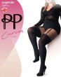 Curves Suspender Tights - Black