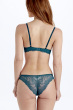 Lola All Over Lace Brazilian Brief - Indigo