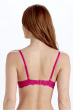 Lola Lace Push Up Plunge Bra - Hot Pink