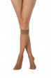 15 Denier Medium Support Nude Knee Highs 2 Pair Pack - Nude