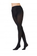 120 Denier 3D Shine Opaque Tights - Black