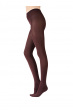 Premium Opaques 120 Denier 3D Shine Tights - Burgundy