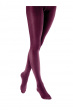 Premium Opaques 120 Denier 3D Shine Tights - Burgundy