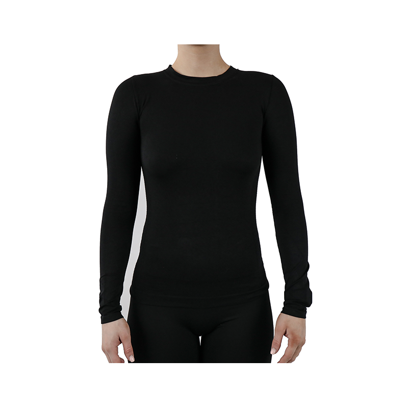 Long Sleeve T Shirt Black Active Wear Pretty Polly