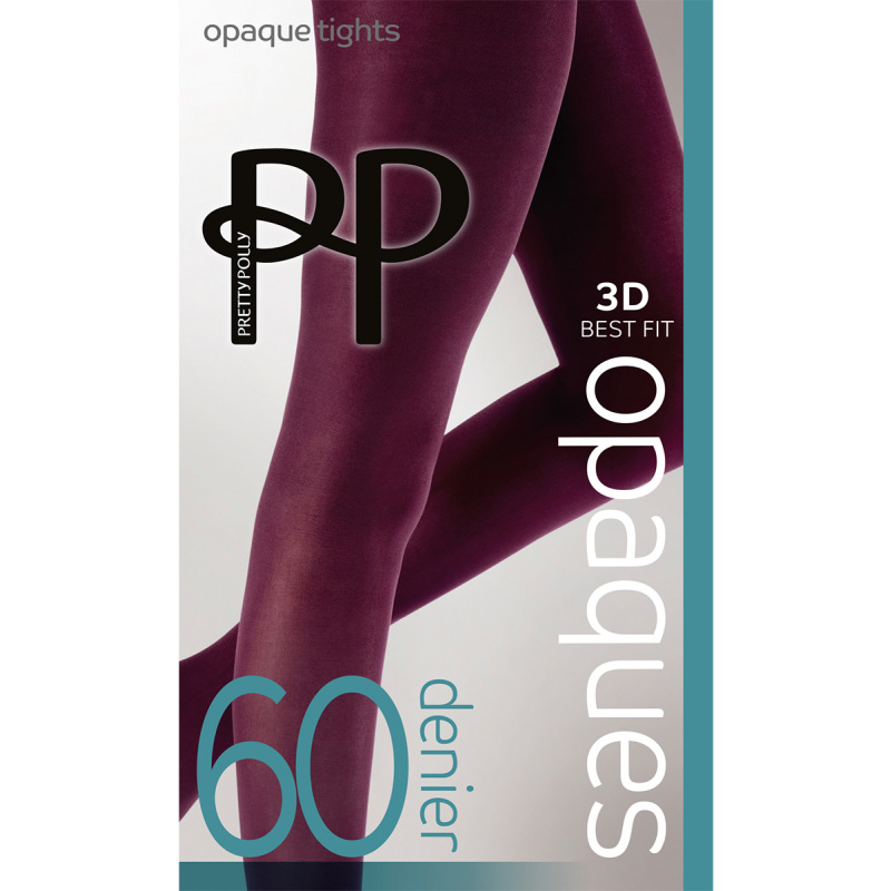 Shop the latest collection of Premium Opaque tights at Pretty Polly now featuring the 60 denier 3D opaque tight in boozy burgundy