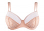 Botanical Lace Underwired Balconette - Blush