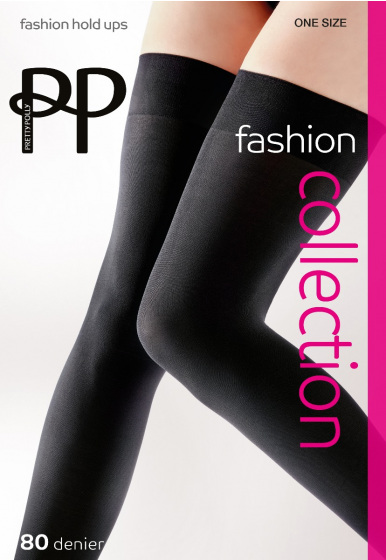 Pretty Smooth 80 denier Opaque Hold Ups - Black