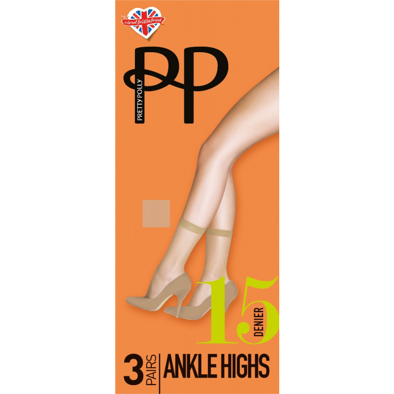 Buy Everyday Ankle Highs 3 Pair Pack Direct From Pretty Polly Uks Leading Tights 9846
