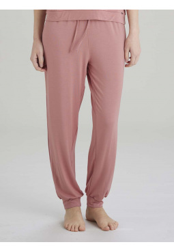 Botanical Lace Lounge Pant - Dusty Rose