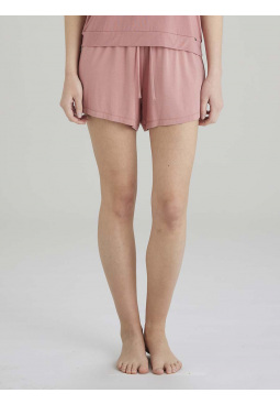 Botanical Lace Lounge Shorts - Dusty Rose