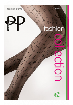 Geometric Dot Tights - Black