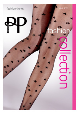 All Over Star Tights - Black