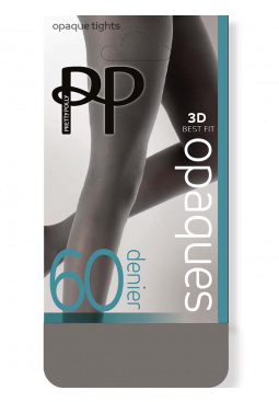 Premium Opaques 60 Denier 3D Tights - Grey