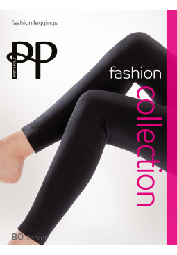 200 Denier Fashion Smooth Leggings - Black