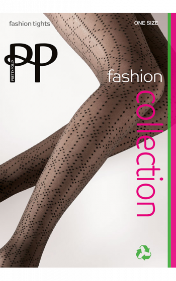 Geometric Dot Tights - Black